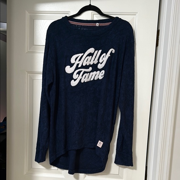 Cooperstown Baseball Hall of Fame Terry Cloth Long Sleeve Shirt - Picture 1 of 5